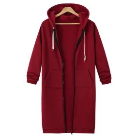 Women's Casual Zip up Fleece Hoodies