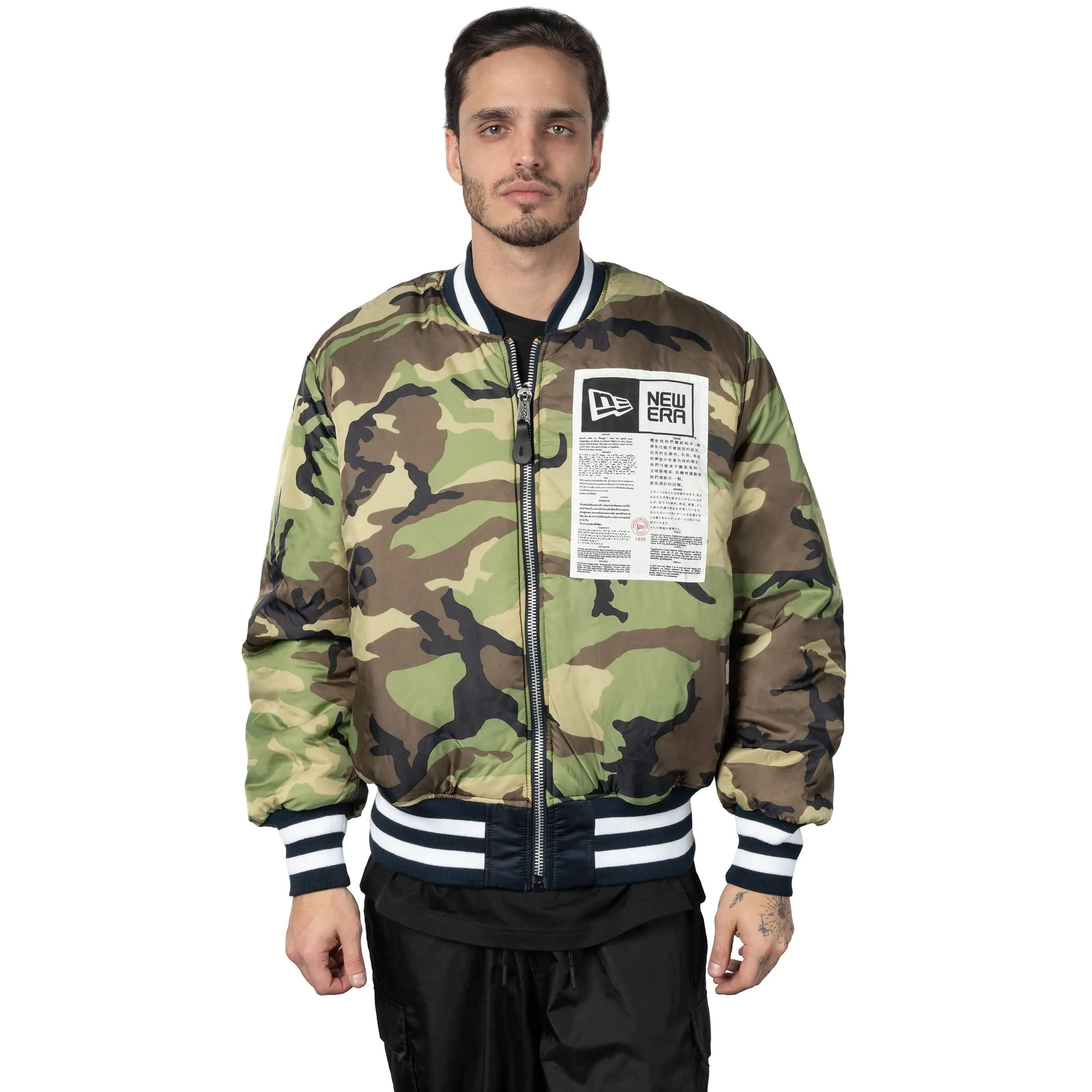 X ALPHA INDUSTRIES YANKEES BOMBER JACKET