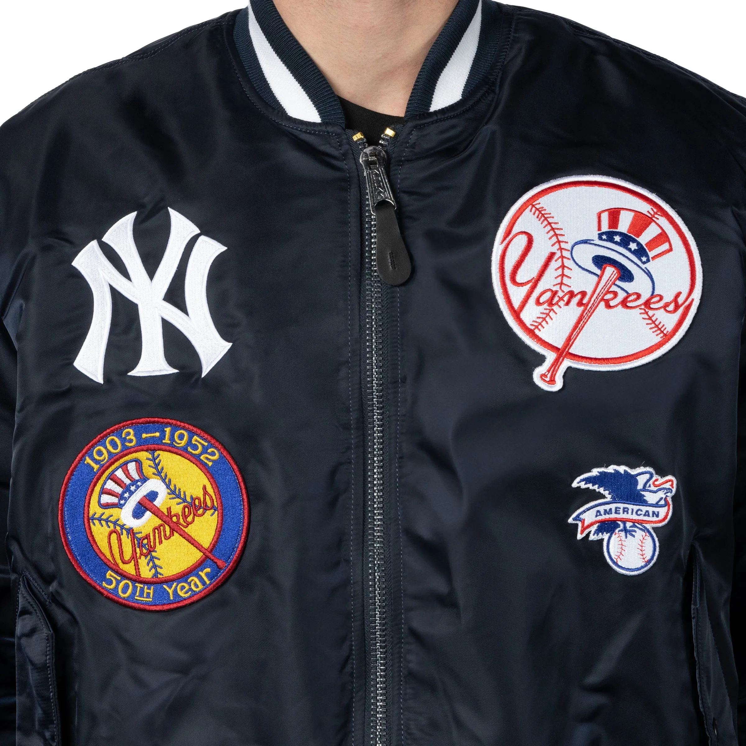 X ALPHA INDUSTRIES YANKEES BOMBER JACKET